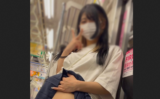 JK盗撮日記146　文化祭スタイルで登場！！白Tにミニスカの激カワ美脚モデルJKを電車内とトイレ内で盗撮【※完全主観19分超撮影