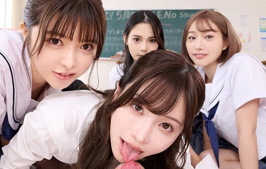 「パラダイス学校」ド迫力の精子吸収！特上女子達がヤリたい放題＆嘗め回す性の狂宴！